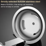 Stainless Steel Egg Opener Egg Separator Tool Manual Egg Opener Separator Kitchen Tools Accessories - Top-Down View