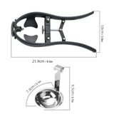 Stainless Steel Egg Opener Egg Separator Tool Manual Egg Opener Separator Kitchen Tools Accessories - Rear View
