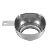 Large Opening Funnel Stainless Steel Jam Funnel Filling Aid Jam Funnel with Handle Protection for Jam Liquid Oil Beans in Jars
