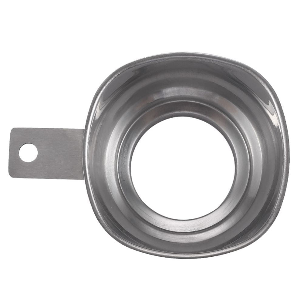 Large Opening Funnel Stainless Steel Jam Funnel Filling Aid Jam Funnel with Handle Protection for Jam Liquid Oil Beans in Jars