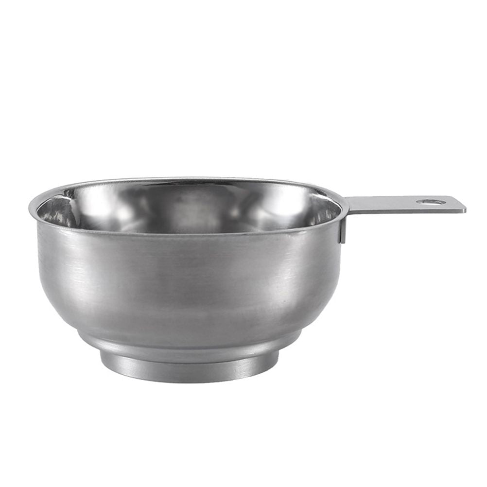 Large Opening Funnel Stainless Steel Jam Funnel Filling Aid Jam Funnel with Handle Protection for Jam Liquid Oil Beans in Jars