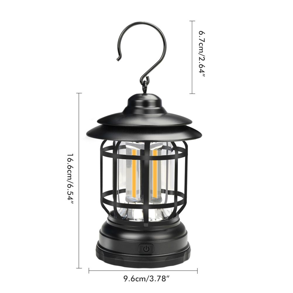 Portable Retro Lamp Outdoor Lighting Battery Charging Lamp Camping Super Bright LED Camping Retro Horse Lamp