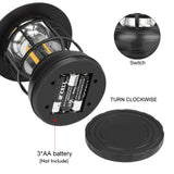 Portable Retro Lamp Outdoor Lighting Battery Charging Lamp Camping Super Bright LED Camping Retro Horse Lamp - Side View