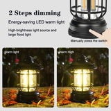 Portable Retro Lamp Outdoor Lighting Battery Charging Lamp Camping Super Bright LED Camping Retro Horse Lamp