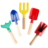 5 Pcs Kid Mini Gardening Tool Set Outdoor Plants DIY Tools Garden Planting Tool Kit for Children