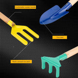 5 Pcs Kid Mini Gardening Tool Set Outdoor Plants DIY Tools Garden Planting Tool Kit for Children - Side View