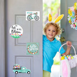 Easter Tiered Tray Decor Farmhouse Mini Wood Spring Signs Decorations for Home Desk Ornament