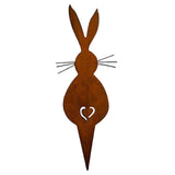 Easter Iron Bunny Adornments Easter Crafts Decorations for Lawn Garden Ornament