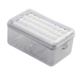 Multifunctional Soap Box with Bubbler Soap Tray Soap Saver Case for Bathroom Gym Business Trip