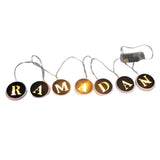 Ramadan LED String Light Decoration Wooden Hollow Letters Pendant for Ramadan Eid Mubarak Home Decor