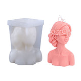 DIY Silicone Candle Mold 3D Silicone Casting Candle Mould Candle Making Mould Lady Body Shape Silicone Mold