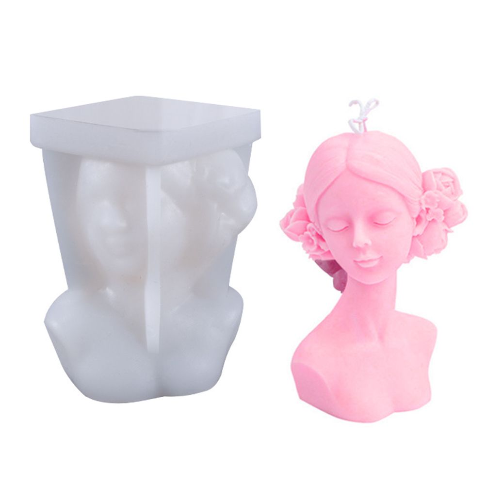 DIY Silicone Candle Mold 3D Silicone Casting Candle Mould Candle Making Mould Lady Body Shape Silicone Mold