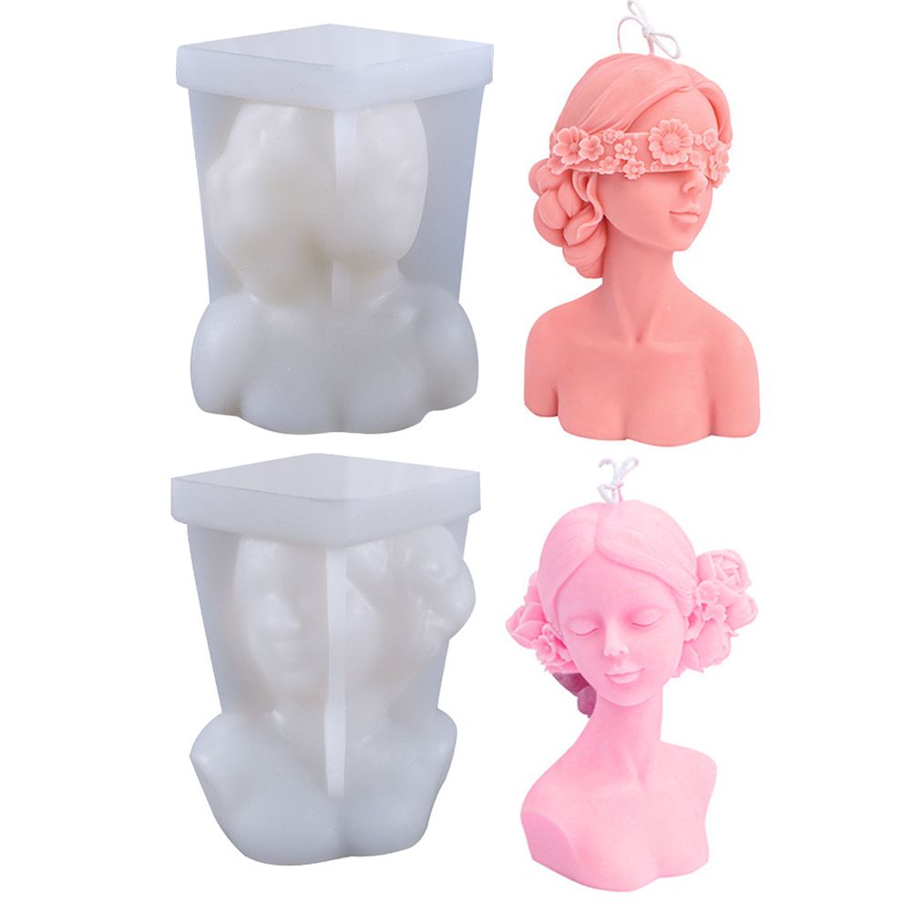 DIY Silicone Candle Mold 3D Silicone Casting Candle Mould Candle Making Mould Lady Body Shape Silicone Mold
