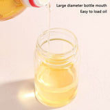 Oil Bottle with Silicone Brush Oil Dispenser Silicone Dropper Measuring Oil Container for Kitchen Cooking Frying Baking - Extra Image