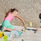 Dinosaur Mesh Beach Bag for Kids Shell Collecting Totes Portable Beach Holding Bag for Boys and Girls