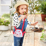 Dinosaur Mesh Beach Bag for Kids Shell Collecting Totes Portable Beach Holding Bag for Boys and Girls