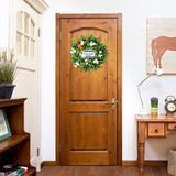 Easter Carrot Wreath Daisy Eucalyptus Wreath Indoor Outdoor Happy Easter Hanging Ornaments Home Front Door Party Decorations