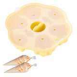 Silicone Steamed Cake Mold Multi Cavity Pastry Food Cute Mould DIY Non Stick Mould Set for Baby Kitchen Baking Tool