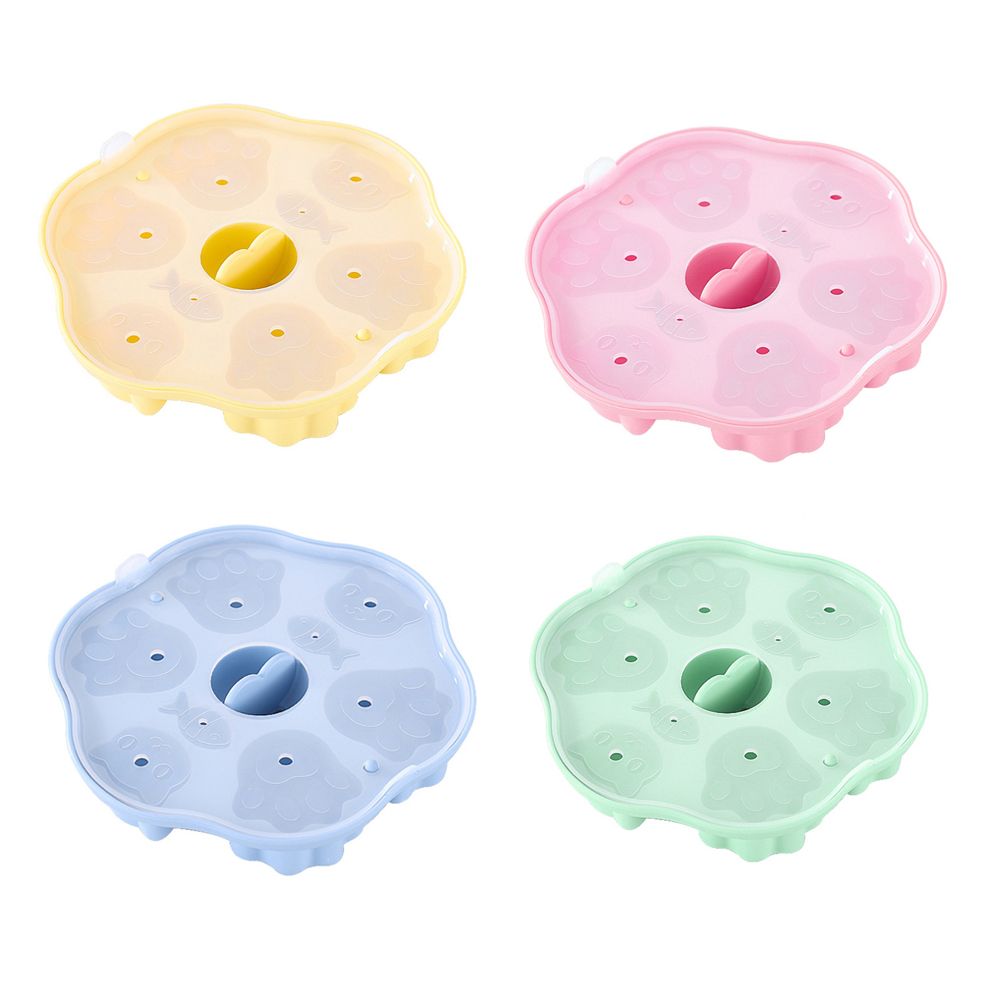 Silicone Steamed Cake Mold Multi Cavity Pastry Food Cute Mould DIY Non Stick Mould Set for Baby Kitchen Baking Tool
