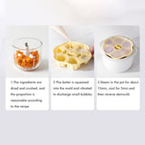 Silicone Steamed Cake Mold Multi Cavity Pastry Food Cute Mould DIY Non Stick Mould Set for Baby Kitchen Baking Tool