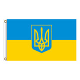 Ukraine National Flag 90x150cm Blue Yellow Ukraine Flying Flag for Courtyard Outdoor Lawn Decoration