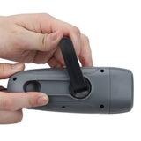 Hand Crank Charging Flashlight with 3 LED Light FM Radio Alarm for Travel Camping Mining Disaster