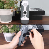Hand Crank Charging Flashlight with 3 LED Light FM Radio Alarm for Travel Camping Mining Disaster