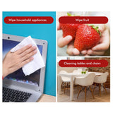 100Pcs One Time Compressed Towel Portable Travel Cotton Face Towel Outdoor Makeup Moistened Tissues - 45-Degree Angle