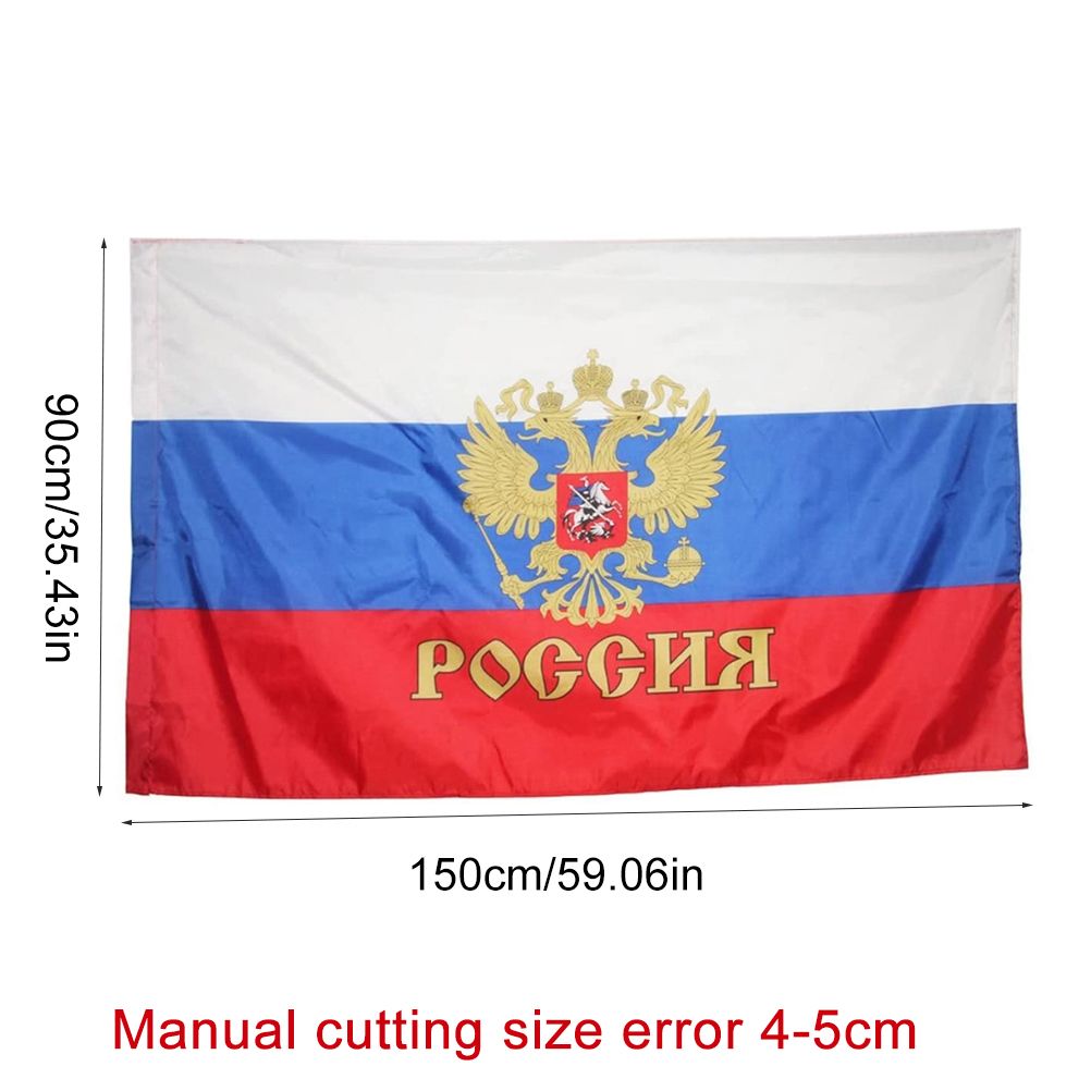 90*150cm Russia National Flag Polyester Flag Banner for Office Activity Festival Home Decor Russia Country Flag