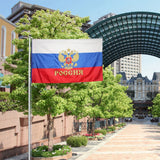90*150cm Russia National Flag Polyester Flag Banner for Office Activity Festival Home Decor Russia Country Flag - Close-Up Angle