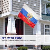 90*150cm Russia National Flag Polyester Flag Banner for Office Activity Festival Home Decor Russia Country Flag - Extra Image