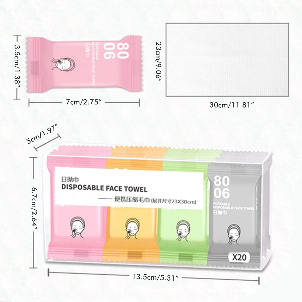 Compressed Travel One Time Towel Portable Camp Outdoor Large and Thick Washcloths Soft Convenient Towels