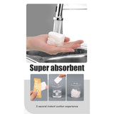 Compressed Travel One Time Towel Portable Camp Outdoor Large and Thick Washcloths Soft Convenient Towels - Low Angle