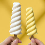 6 Cavity Carambola Silicone Ice Cream Mold with Lid DIY Ice Lolly Mold Popsicle Ice Mould - Rear View