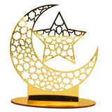 Eid Mubarak Acrylic Ornament Ramadan Decorations for Home Muslim Party Supplies Eid Ramadan Gifts