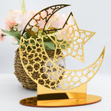 Eid Mubarak Acrylic Ornament Ramadan Decorations for Home Muslim Party Supplies Eid Ramadan Gifts - Top-Down View