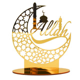 Eid Mubarak Acrylic Ornament Ramadan Decorations for Home Muslim Party Supplies Eid Ramadan Gifts