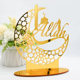 Eid Mubarak Acrylic Ornament Ramadan Decorations for Home Muslim Party Supplies Eid Ramadan Gifts