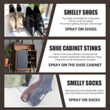 Foot Shoe Deodorant Spray Odor Destroy Agent for Feet Shoe Deodorant Spray