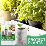 Plant Seedling Bags Biodegradable Non Woven Nursery Bags Eco Friendly Planting Bags