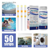 50Pcs 3 In 1 Test Strips Swimming Pool Water Quality Test Paper for Alkalinity Chlorine PH Free Chlorine