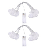 Eid LED Star Moon Light String Mubarak Ramadan Decoration for Home Ramadan Party EID Lantern Decoration - Front View