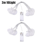 Eid LED Star Moon Light String Mubarak Ramadan Decoration for Home Ramadan Party EID Lantern Decoration