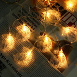 Eid LED Star Moon Light String Mubarak Ramadan Decoration for Home Ramadan Party EID Lantern Decoration - Low Angle