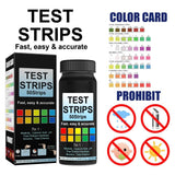 7 in 1 Swimming Pool Water Test Paper 50Pcs Water Quality Strips for Testing PH Chlorine Bromine Acidity Cyanide - Extra Image
