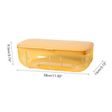 Press Ice Cube Maker Box DIY Ice Tray Mould Quick Ice Maker Box for Whisky Cocktails Juices - Front View