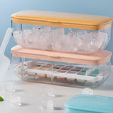 Press Ice Cube Maker Box DIY Ice Tray Mould Quick Ice Maker Box for Whisky Cocktails Juices - Extra Image