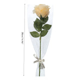 4 Pack Artificial Rose with LED Light Glowing Rose Flowers Gift for Wife Girlfriend Grandma Mother's Day Valentine's Day Birthday Wedding Anniversary - Side View
