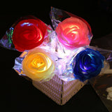 4 Pack Artificial Rose with LED Light Glowing Rose Flowers Gift for Wife Girlfriend Grandma Mother's Day Valentine's Day Birthday Wedding Anniversary - Extra Image