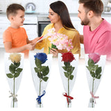 4 Pack Artificial Rose with LED Light Glowing Rose Flowers Gift for Wife Girlfriend Grandma Mother's Day Valentine's Day Birthday Wedding Anniversary - Extra Image